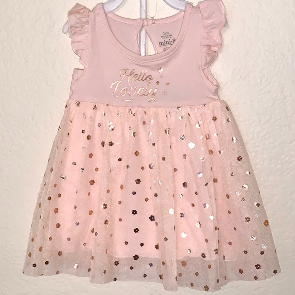 “Hello Lovely” pink tulle dress